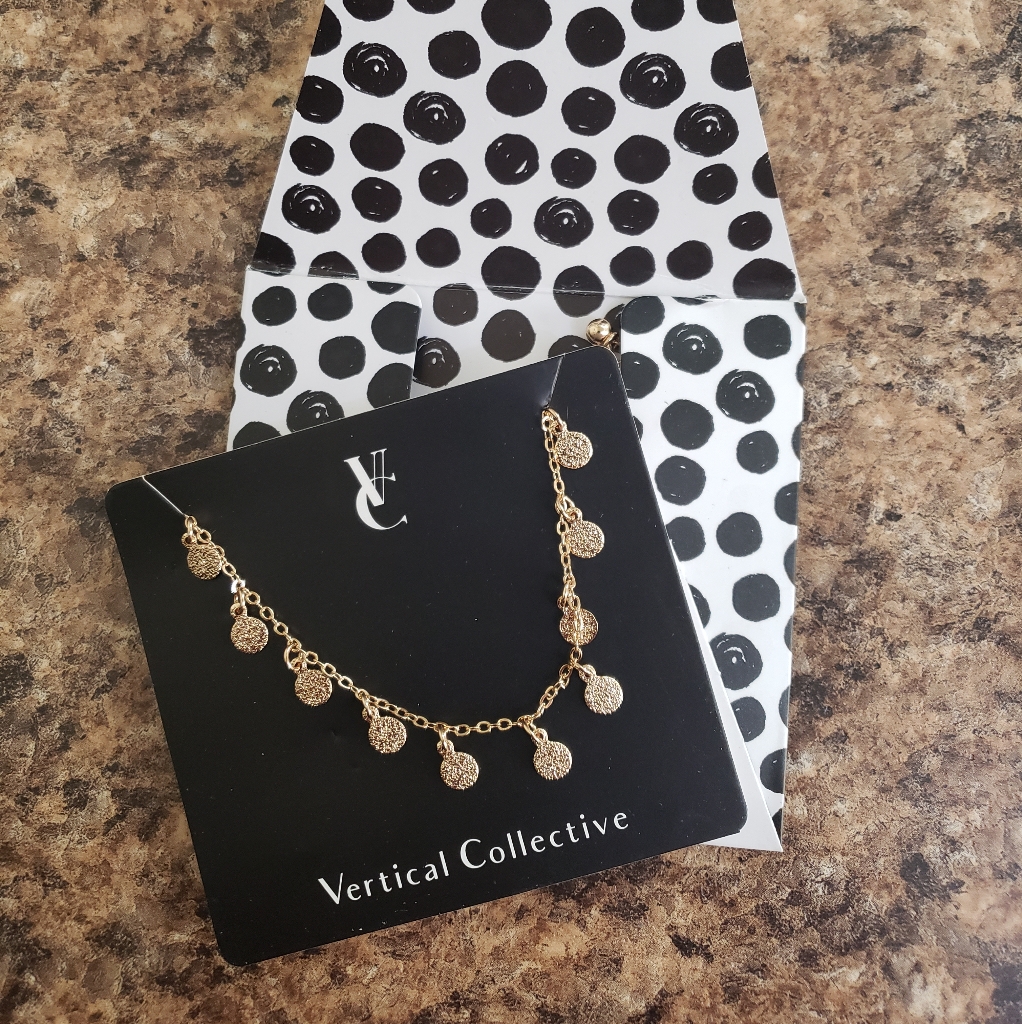 Vertical Collective Dalia Coin Bracelet New